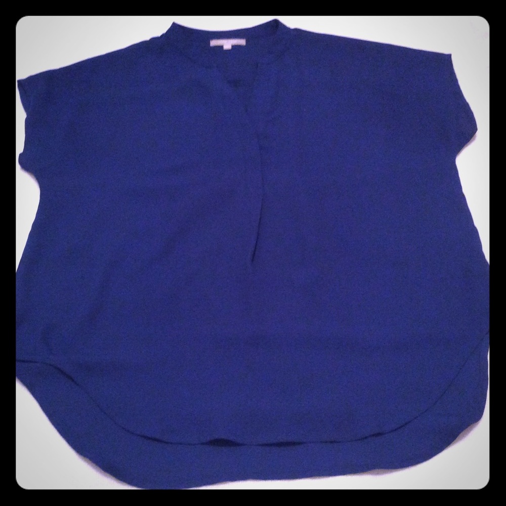Beautiful royal blue tunic blouse